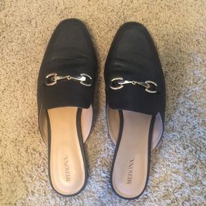 Black Merona Loafer Mules from Target